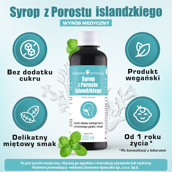 Isländsk Lavsirap/ 250 ml