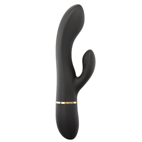 Marc Dorcel Glam Kaninvibrator med Klitorisstimulator Svart