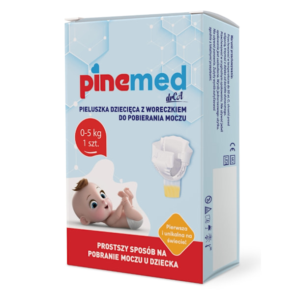 Pinemed Urinuppsamlingspåse för spädbarn/ engångsbruk/ 0-5 kg/ 1