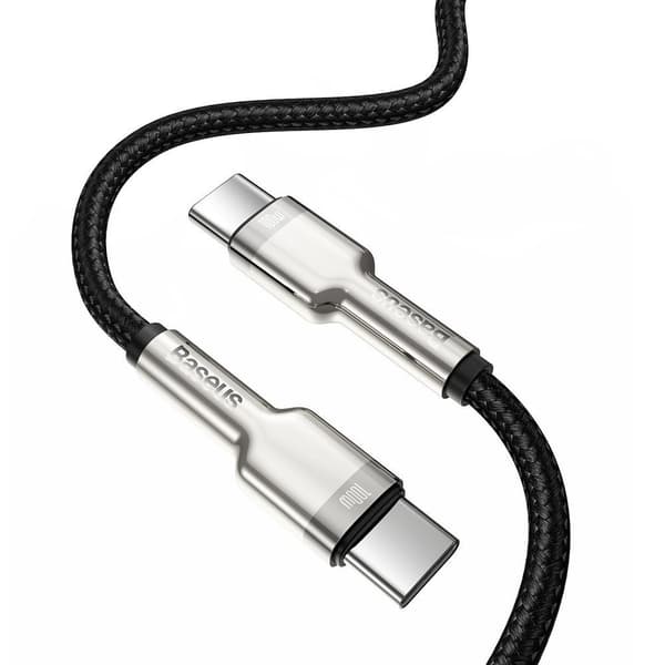 Baseus Cafule Metall USB-C Kabel 100W 2m - Svart