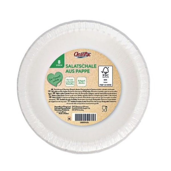 RenMat/ Pappersskål för sallad/ 8-pack