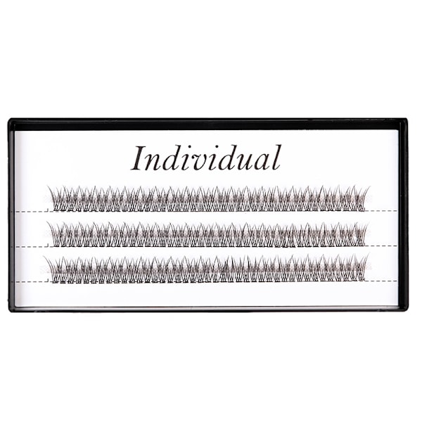 Individuella V-typ Lätta Lösögonfransar 0.07 C 10mm