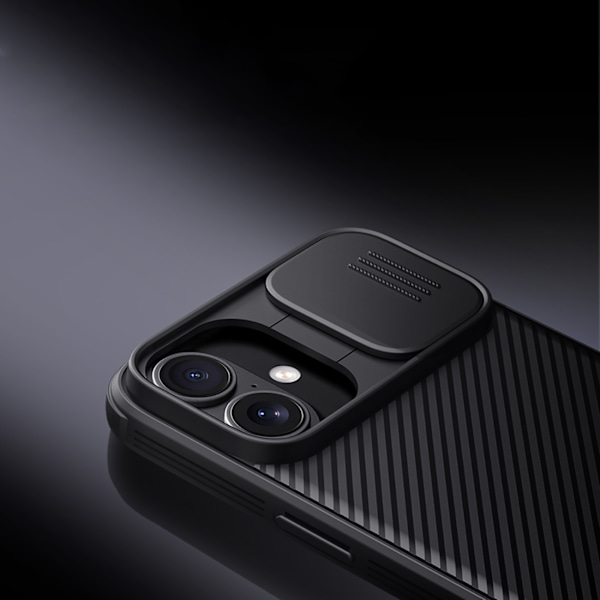 Nillkin CamShield Pro Fodral för iPhone 16 med kameraskydd - Sva