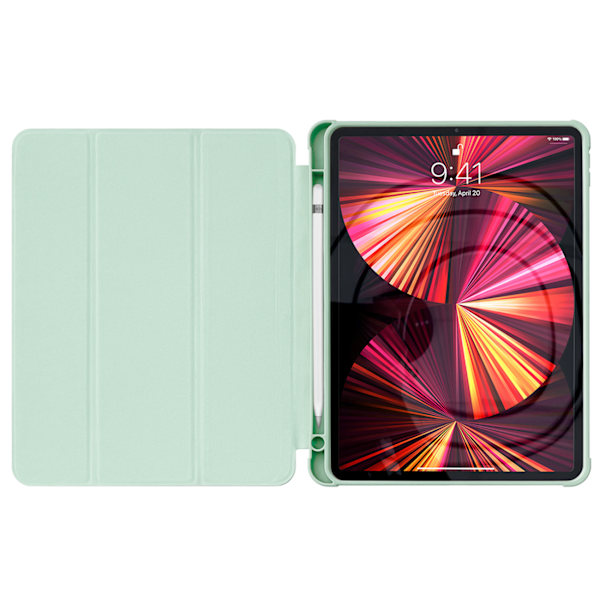 Grön Smart Stativfodral för iPad Pro 11'' 2021/2020 med ställnin