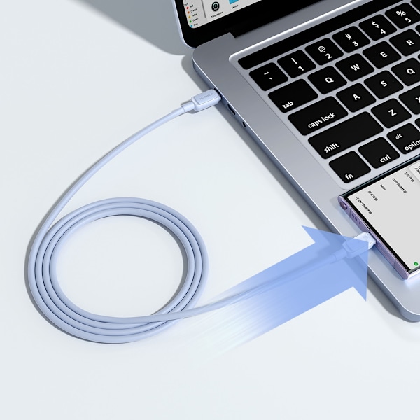 Joyroom Multi-Color Series A14 USB-C till USB-C 100W Kabel 1/2 m