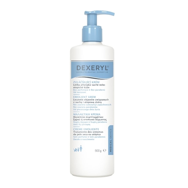 Dexeryl Hudkräm Emollient/ 500g – Utgångsdatum: 29.2.2024