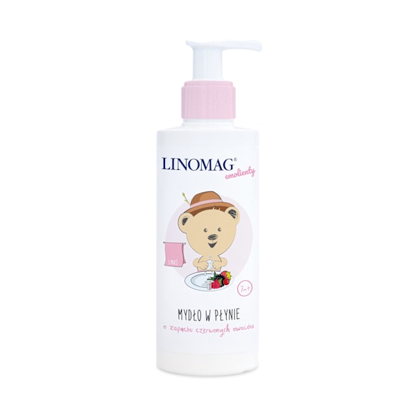 Linomag Barn Flytande Tvål med Röda Bär Doft/ 200 ml - Fruktig R