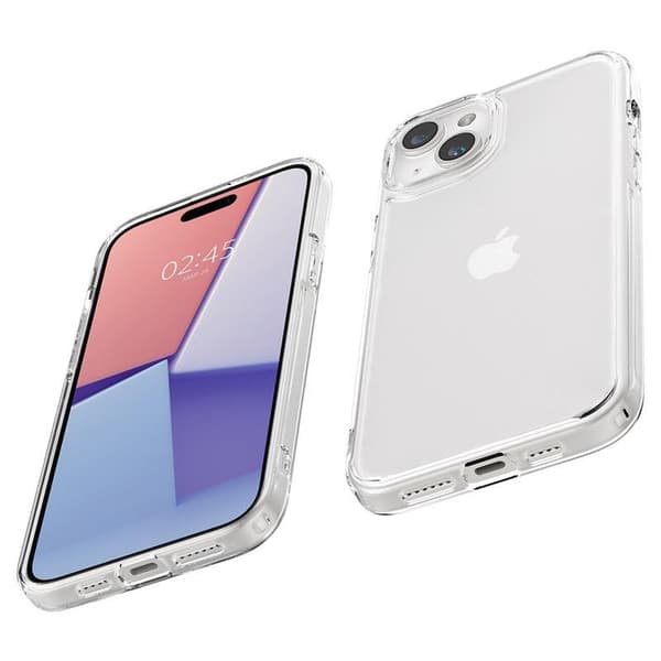Spigen Crystal Hybrid Fodral för iPhone 15 Plus - Transparent