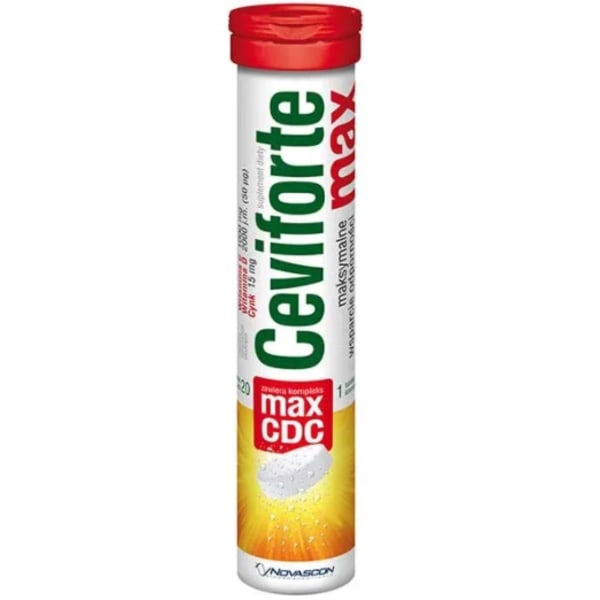 Ceviforte Max/ 20 brustabletter - Hållbarhet till 30.4.2024