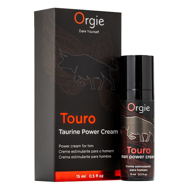 Orgie Touro Taurine Power Kräm för Stärkt Erektion/ 15ml.
