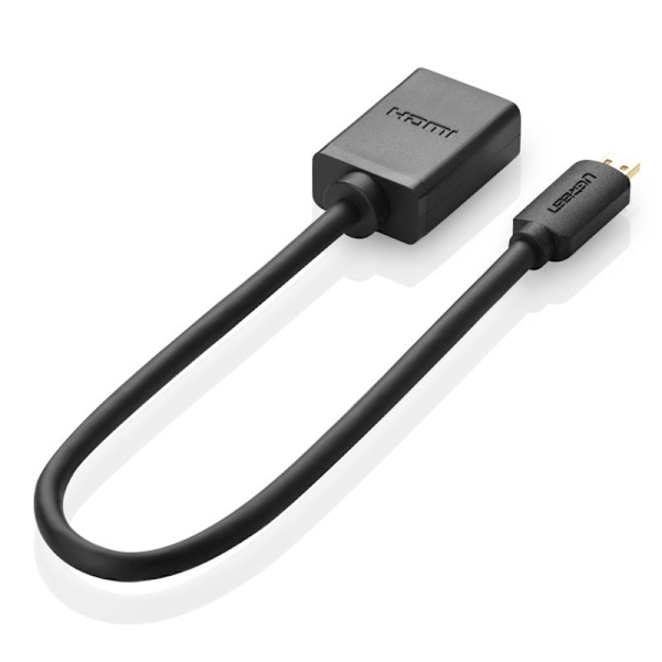 Ugreen HDMI till Micro HDMI Adapterkabel 19-Pin/ 20 cm/ Svart (2