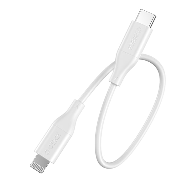 Choetech Vit USB-C till Lightning-kabel MFi PD 30W 1/2m - Snabbl