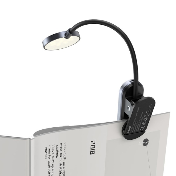 Baseus Mini LED Klämlykta Grå (DGRAD-0G)