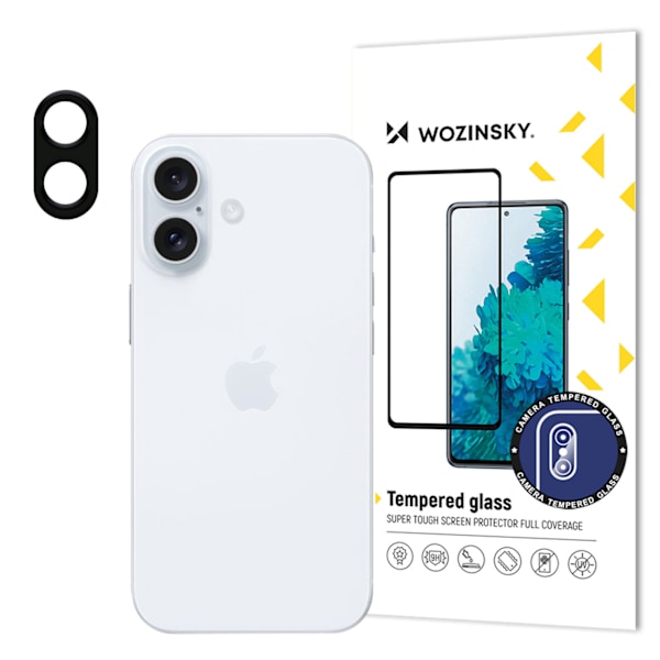Wozinsky Härdat Glas Full Kamera Skydd 9H för Kamera iPhone 16 P
