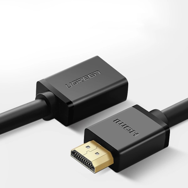 Ugreen HD107 10145 HDMI-kabel (hane-hona) 4K 3m - svart