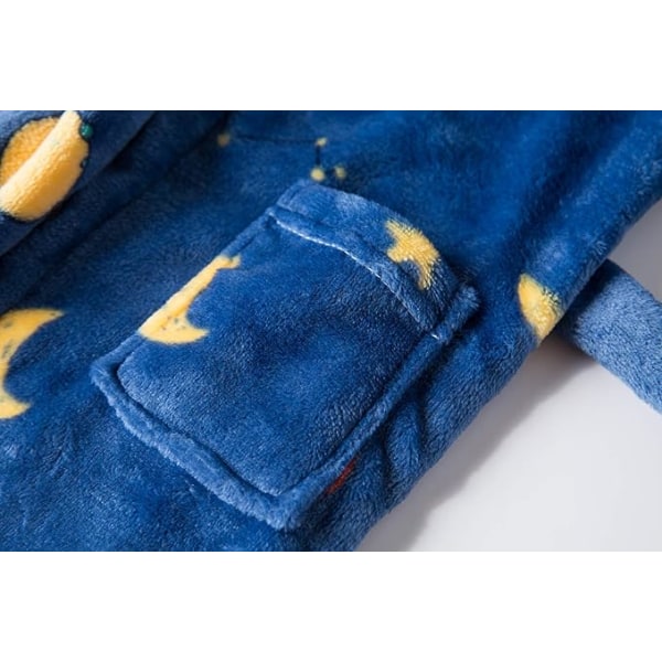 Barn Morgonrock Pojkar Flickor Hooded Robes Toddler Mjuk Pyjamas Sovkläder