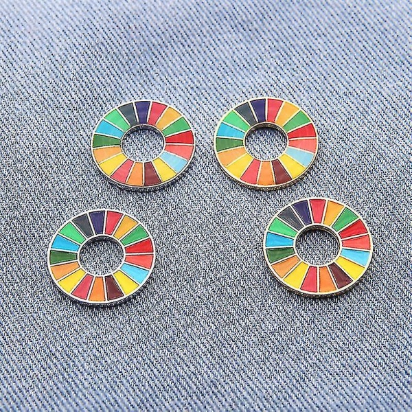 Enamal 17 Colors Sustainable Development Goals Brosch United Nations Sdgs Pin Yj52,barn,hane