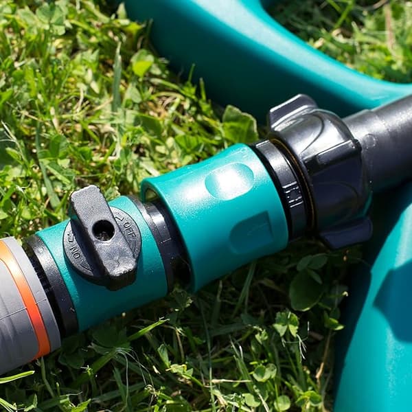 Oasis trädgårdsslang främre vattenavstängningsventil med snabbkoppling