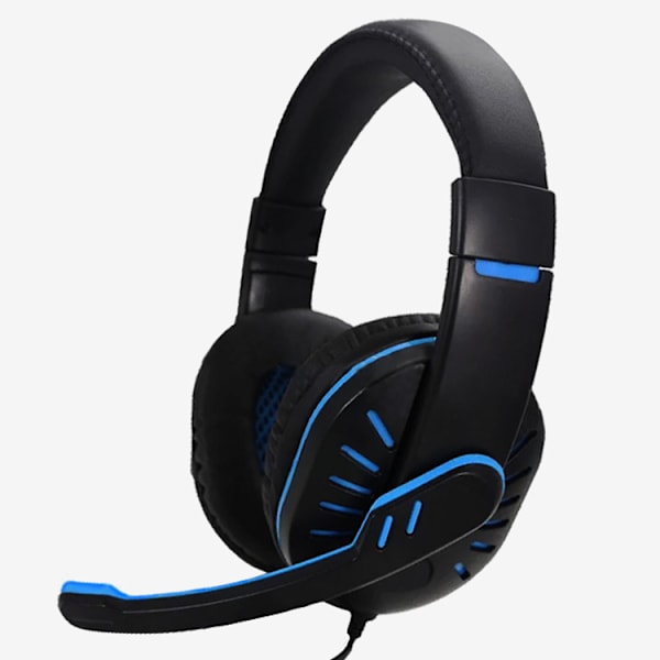 Gaming Headset, USB 3,5 mm Gamer Headset för spel Esport stereobas med brusreducerande mikrofon för xbox One Switch
