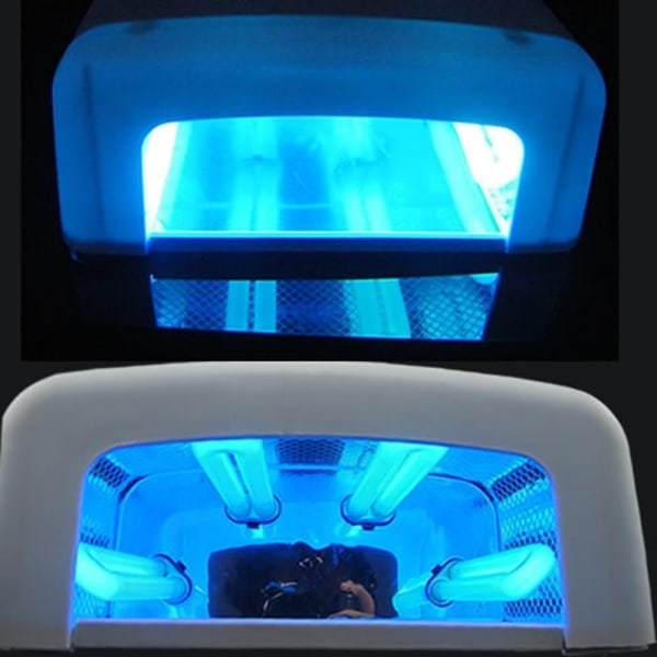 TKOOFN UV-lampa Nageltork 36W Manikyr False UV Gel Tork Timer Funktion (Vit)