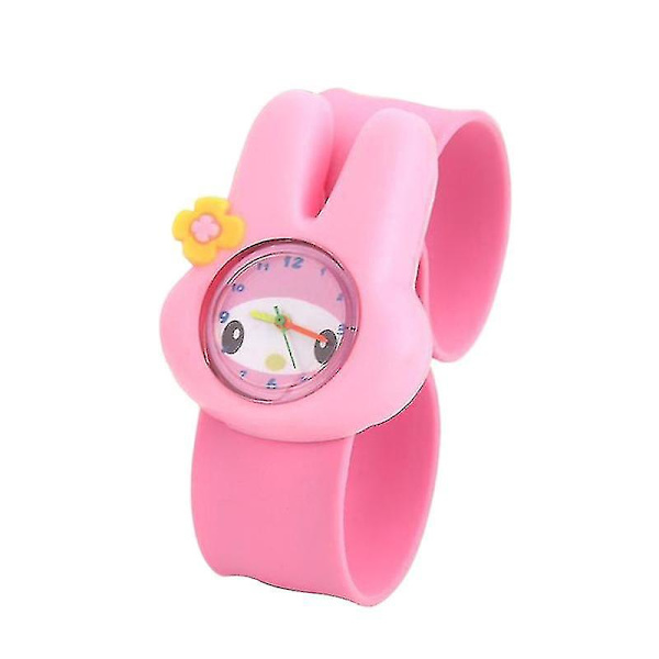 Tecknade barnklockor Söt fjäril/bi/elefant/groda Watch som indikerar Quartz Elektroniskt armbandsur Flickor Pojkar Födelsedagspresent(bejoey),annons