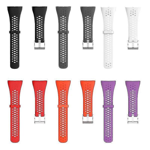 Mjukt silikonarmband Armband för Polar M400 M430 Gps Running Smart Watch Jikaix,barn,Vit