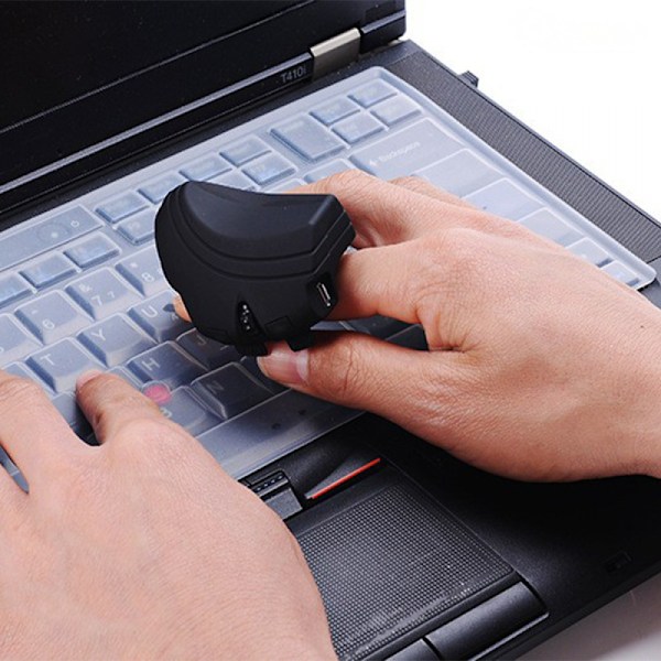 Creative Mouse, Lazy Finger Mouse, souris sans fil version Bluetooth, noir