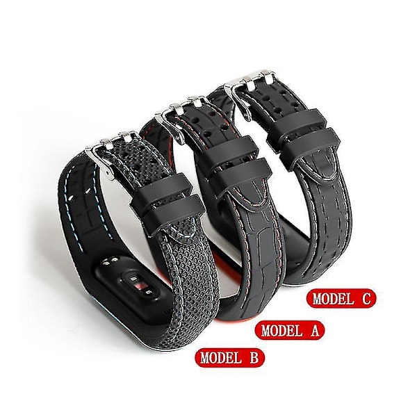 Silikonrem för Xiaomi Mi Band 6 7 5 3 4 Tillbehör Sportarmbandsbyte Bälte Correa Armband Mi Band 7 6 Nfc-rem, vuxen, unisex