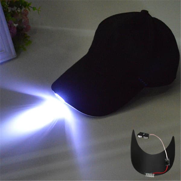 Unisex cap , jossa Spotlight-baseball cap kirkkaat LED-valot