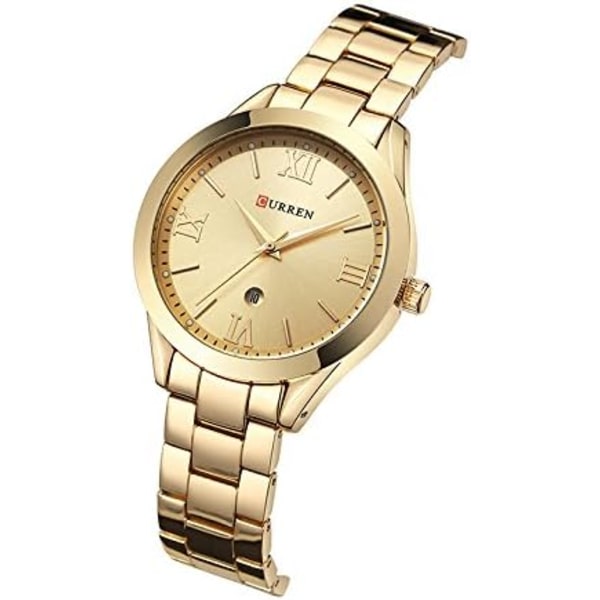 Lyx Watch Kända märken Guld Modedesign Armbandsklockor Dam Kvinnor