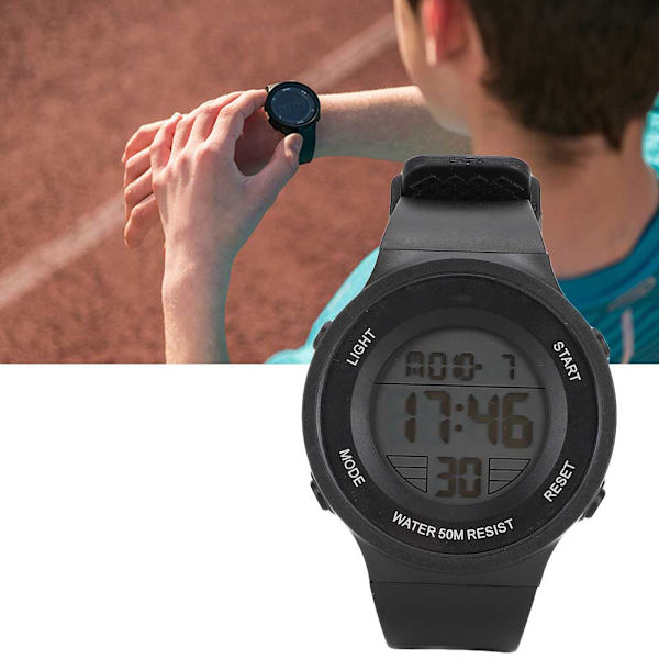 Multi barn utomhus lysande kalender digital watch