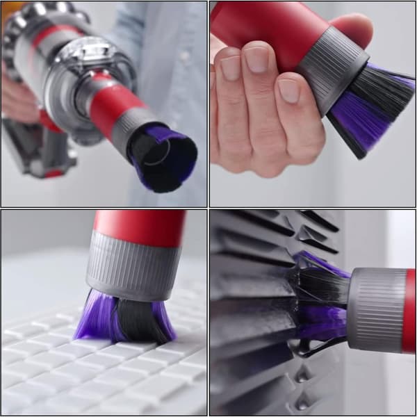 Repfri dammsäker borste, lämplig för Dyson oversized, V7, V8, V10, V11, V15 dammsugare, Dyson dammsugartillbehör
