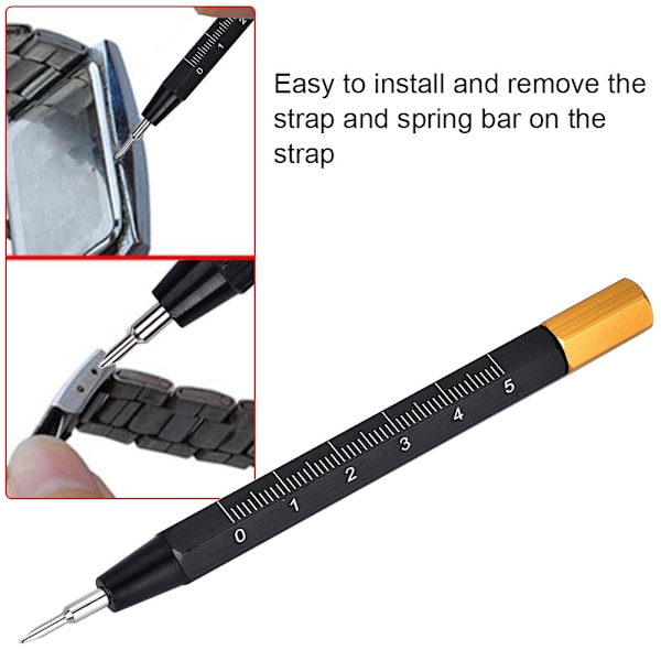 Single Head Watch Repair Scale Spring Bar Tool Watch Rem Link Remover Pin Tillbehör