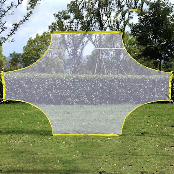 Jalkapalloharjoittelu Kuusikulmainen verkko Jalkapallo Tarkkuus Trainer Net Kannettava Joustava Jalkapallo Target Net Soccer Goal Training