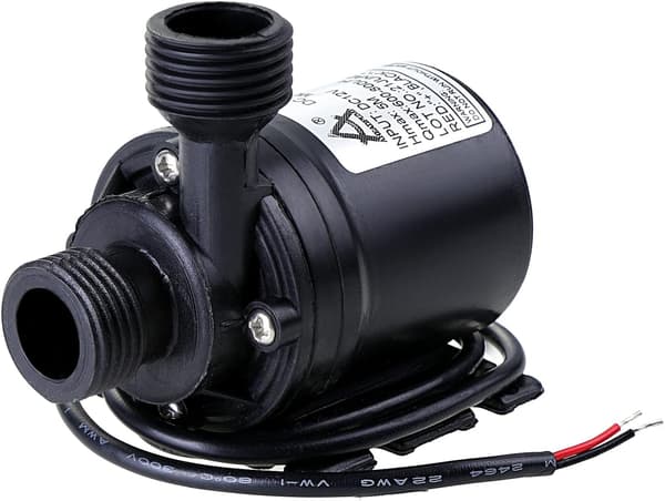 Borstlös nedsänkbar vattenpump DC 12V 800L/H 5M amfibisk pump för vattencirkulationssystem solcirkulationssystem
