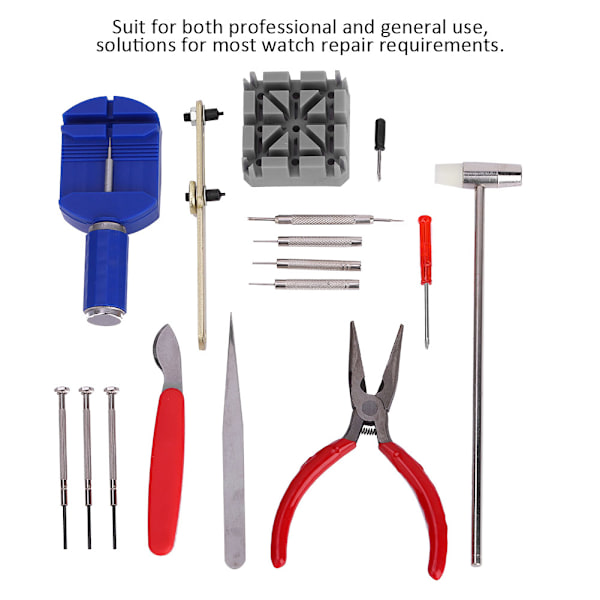 Set Watch Watch Case Länkstift Remover Spring Bar Kit