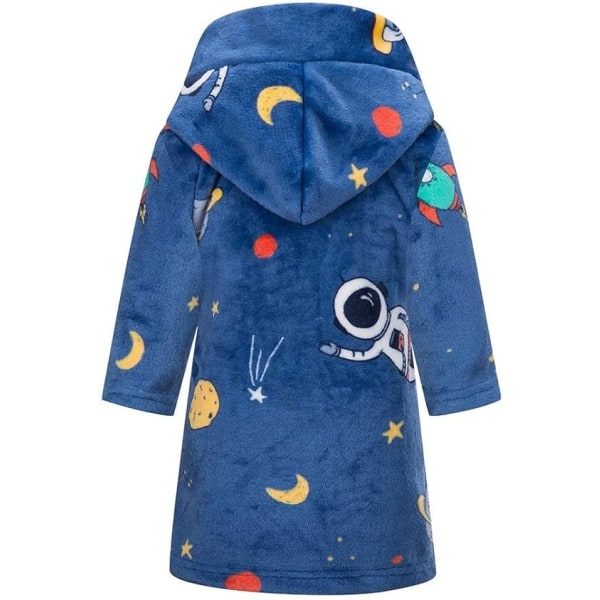 Barn Morgonrock Pojkar Flickor Hooded Robes Toddler Mjuk Pyjamas Sovkläder