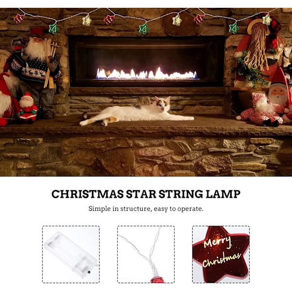 1,5M 10LED julslingor 毛L