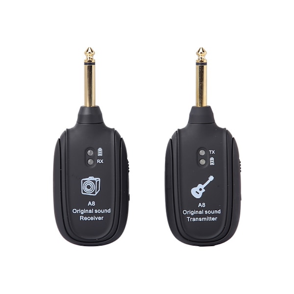 Gitarr Trådlöst överföringssystem Elgitarr Trådlös Pickup Trådlös Transceiver A8 Guitar Wireless Receiver
