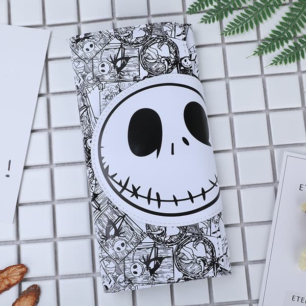 Skull Myntväska 20 cm, PU, ​​Vit, One Size