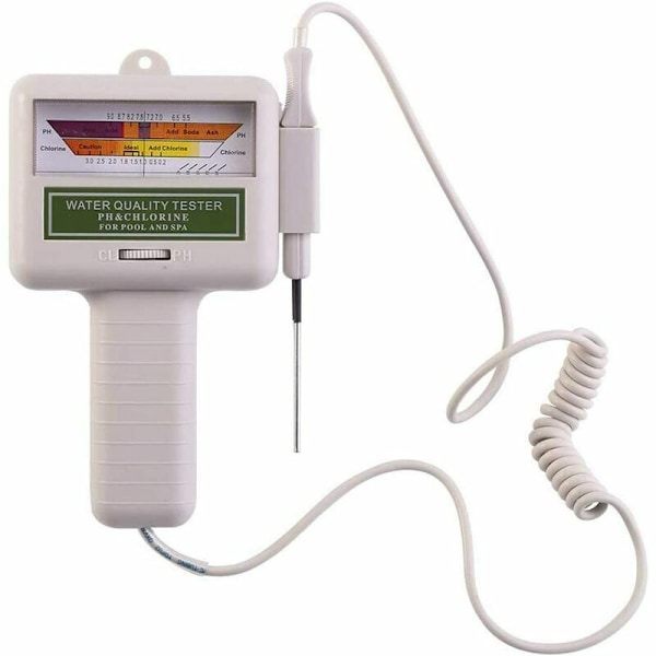 Vattenkvalitetstestare, elektronisk PH-mätare testare bärbar klormeter PH-mätare hög precision för dricksvatten, hydroponik, akvarier, dricks