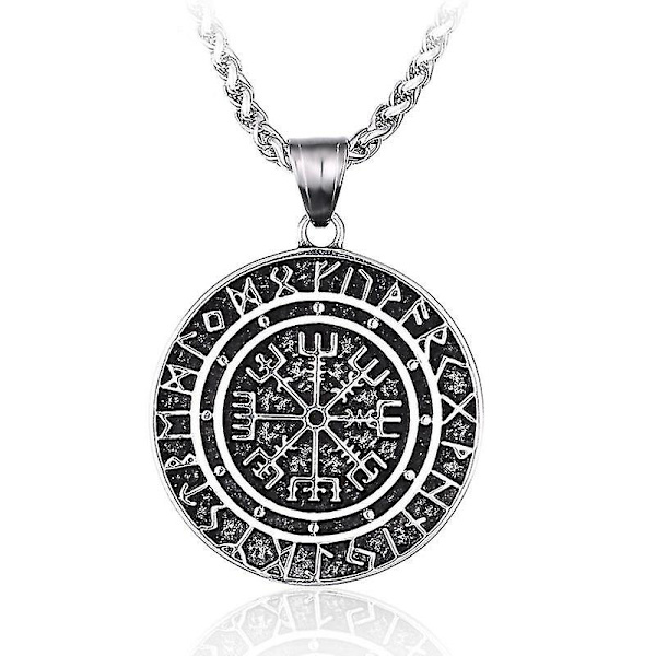 Halsband för män Hip Hop Smycken Trend Jewelrya9171-silver,barn,hane