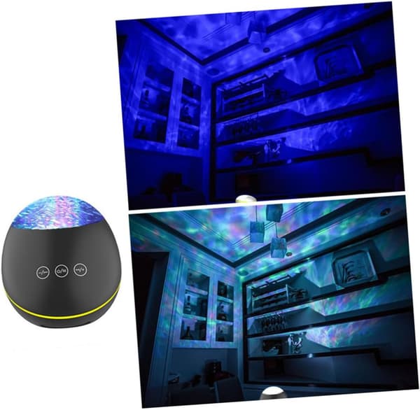 Nattens lys til Ocean Projector Light Projector Music Sounds Night Light Projector Bedside Lamp Music