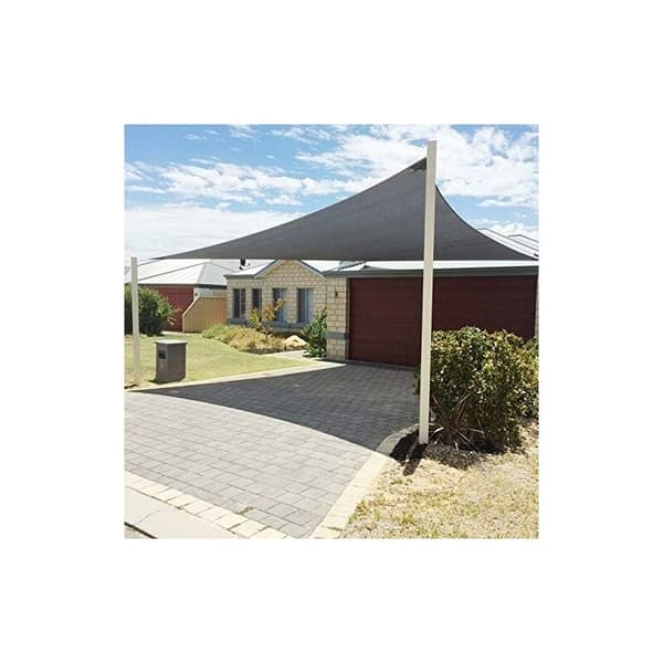 Triangle Shade Sail 2,5 2,5 2,5m Vattentät för uteplats utomhus, gräddvit