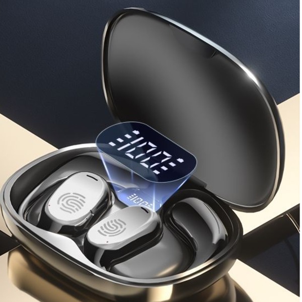 Open Ear-hörlurar, Air Conduction-hörlurar Bluetooth -hörlurar, Playtime Dual Dynamic Drivers