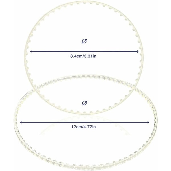 Ersättningssats för Polaris 360 och 380, hållbar och flexibel poolrengöring, 2 st poolrengöringsbälte