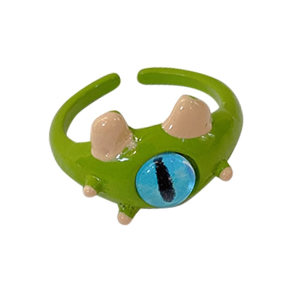 Tecknad ring Söt bedårande mönster Finger Ring Legering Fingerdekoration för pojkar Flickor Typ E