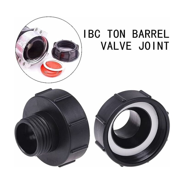 IBC Adapter 45 Degree DN80 3" S100x8 to DN50 2" S60X6 IBC Tank Connector Adapter Garden Bevattningsslang Byte Slang Adapter.Gu.B/bra