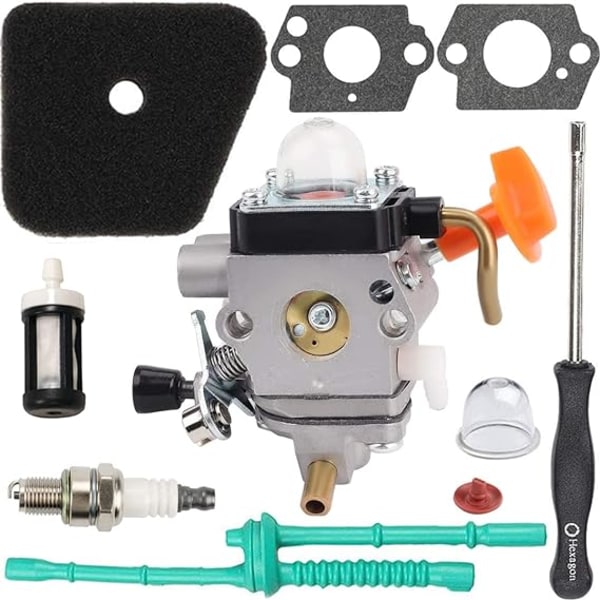 Carburetor Kit for STIHL FS87 FS87R FS90 FS90K/R FS100 FS110 Brush Cutter, C1Q-S174 Carburetor Replaces #4180 120 0604 4180 120 0611