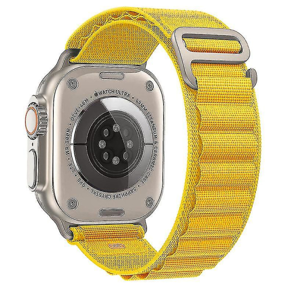 Rem För Alpine Loop Nylon Correa Iwatch Series Ultra 8 Se 7 6 3 5 Kompatibel Apple Watch rem, 42mm 44mm 45mm 49mm, unisex